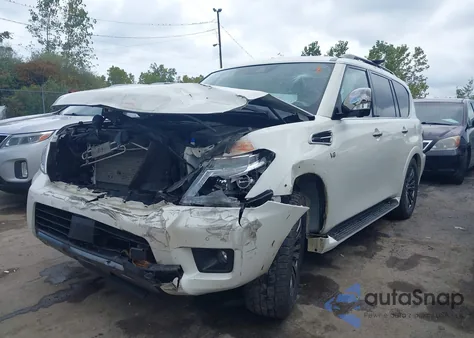 2019 Nissan Armada Platinum from USA, damaged, VIN JN8AY2NE5K9759257